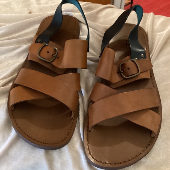 MIRAMARE MENS SANDAL MADE IN ITALY SZ 45